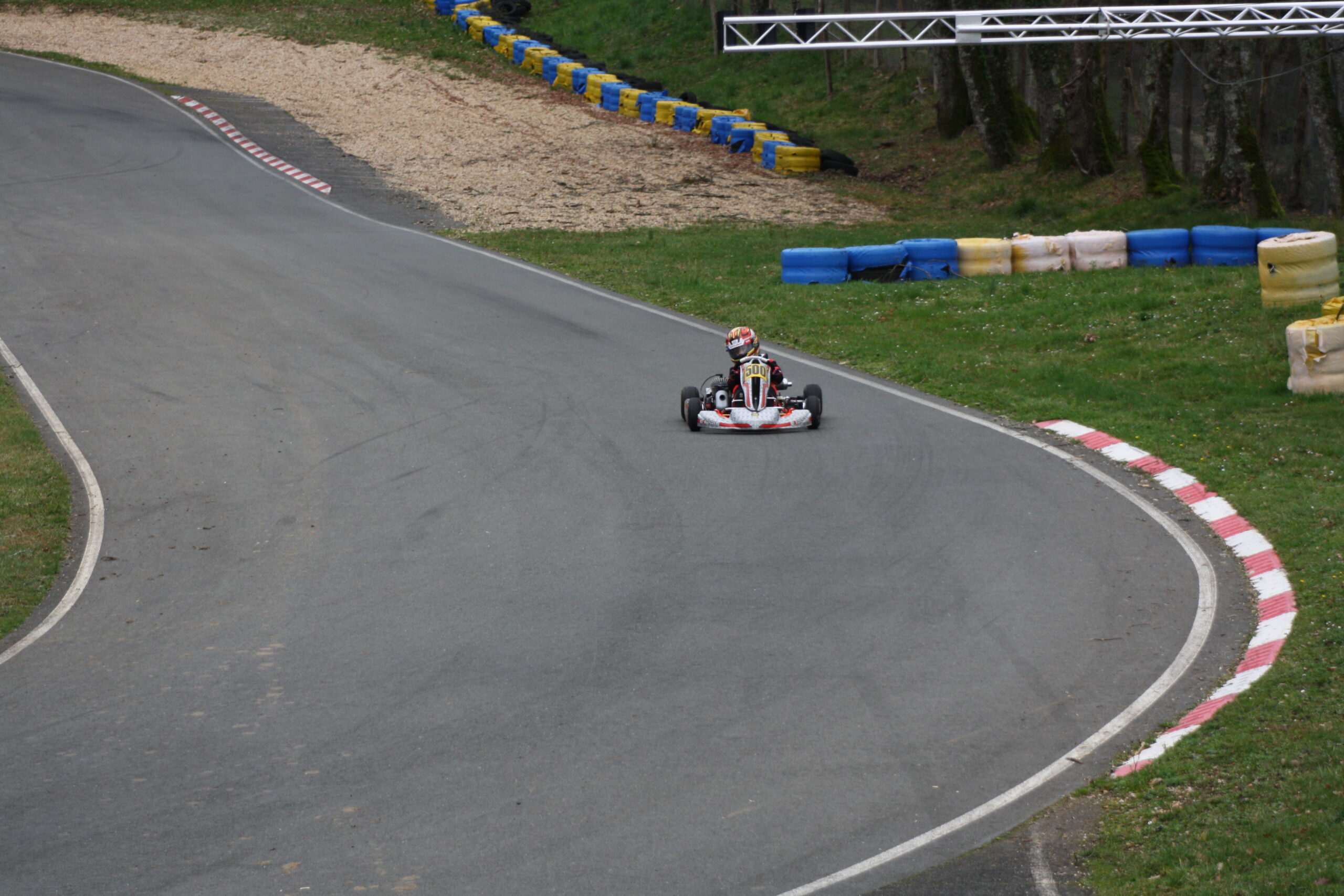 Photo de Kylian Mourlhon en karting