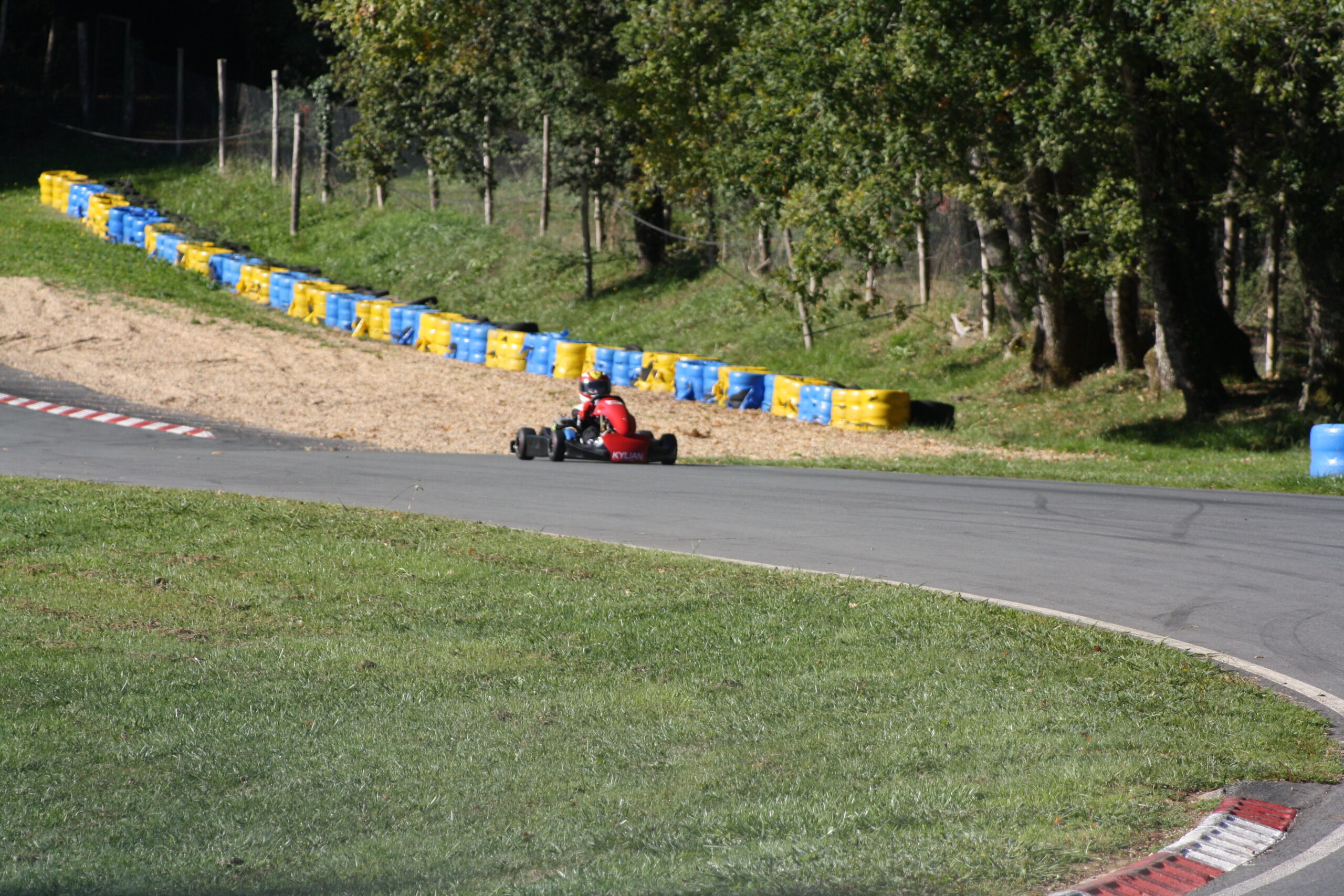 Photo de Kylian Mourlhon en karting