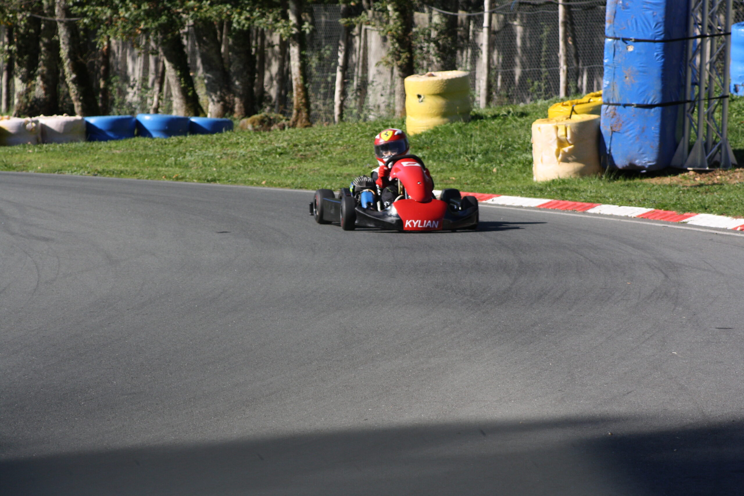 Photo de Kylian Mourlhon en karting