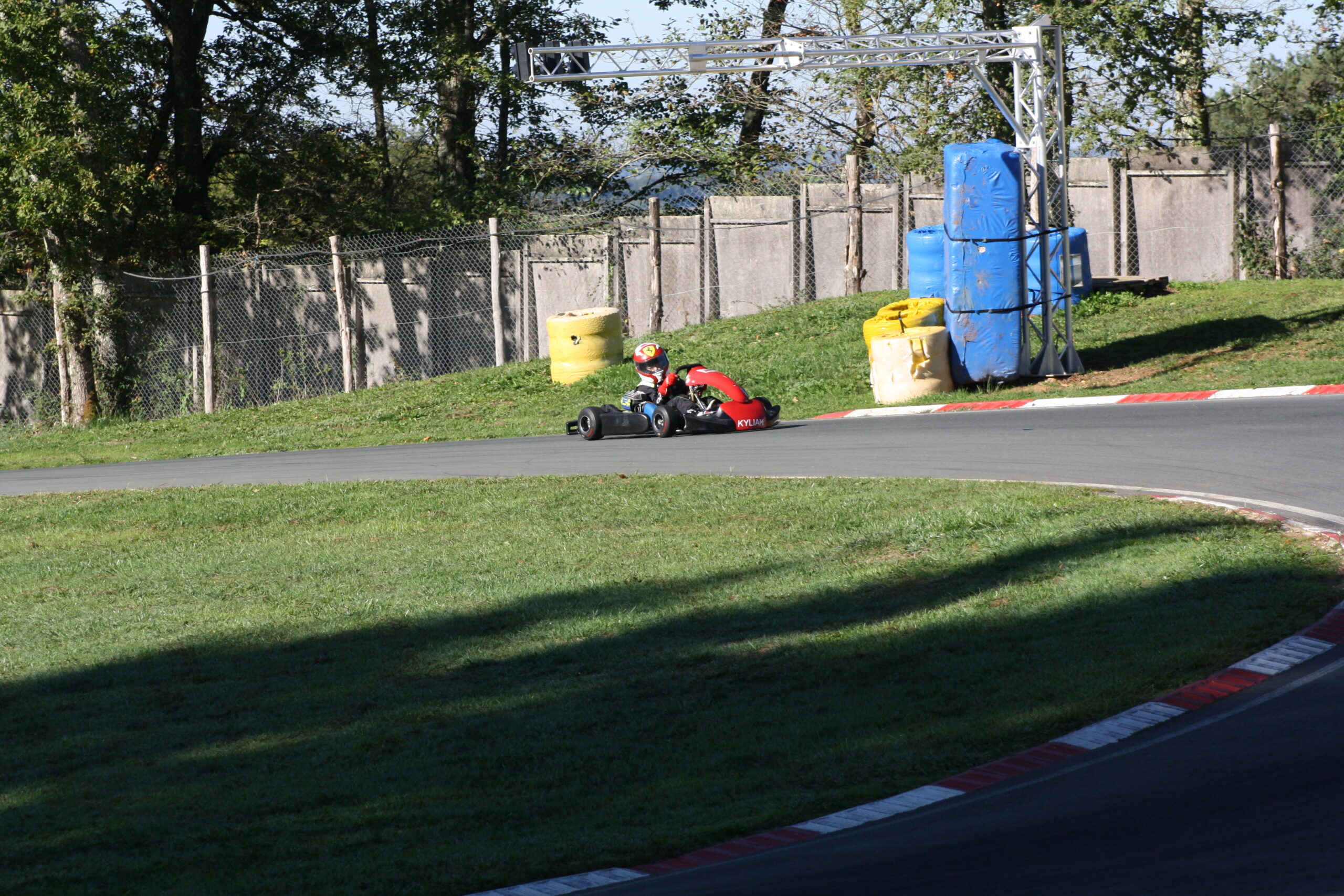 Photo de Kylian Mourlhon en karting