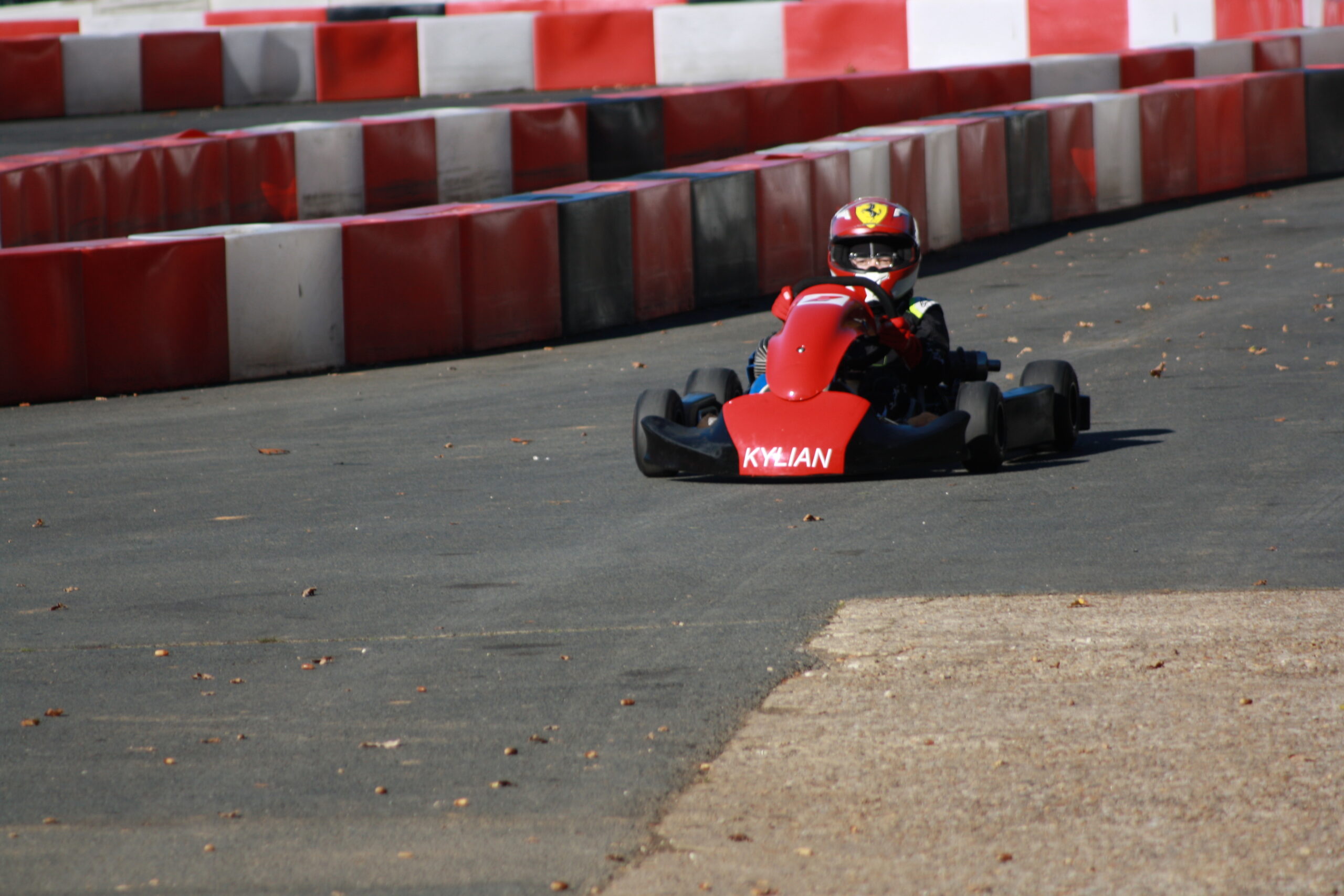 Photo de Kylian Mourlhon en karting