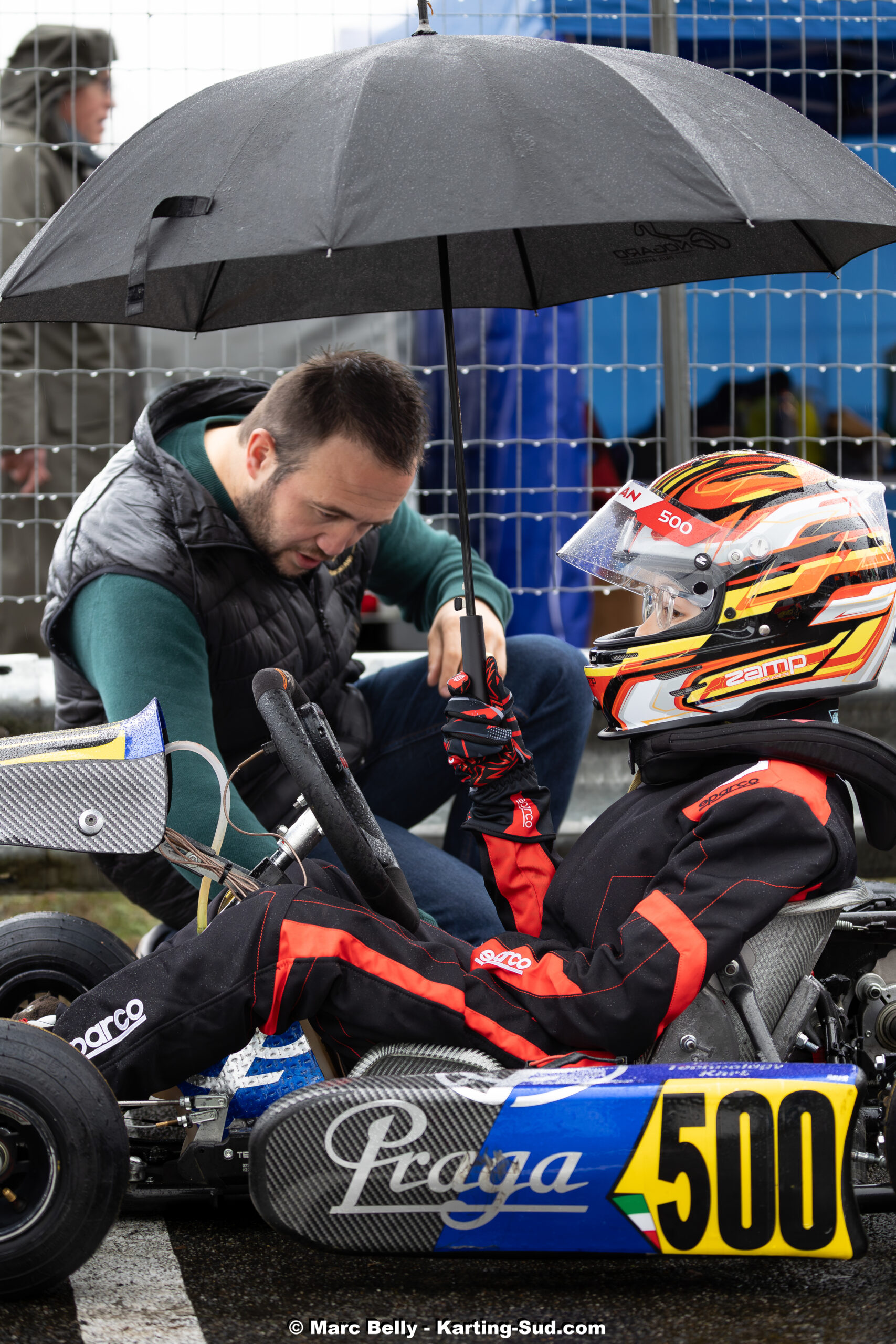 Kylian Mourlhon en piste au circuit de Pau-Lescar, manche 1 du Championnat Atlantic Trophée