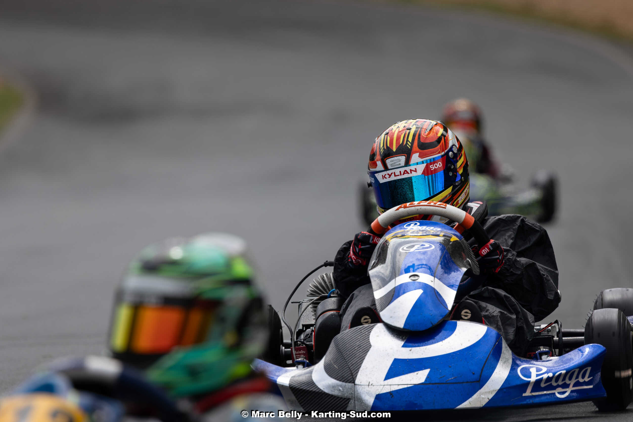 Le kart numéro 500 au circuit du Périgord à Teyjat, manche 3 de la saison 2026