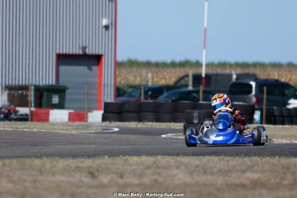 Photo de Kylian Mourlhon en karting