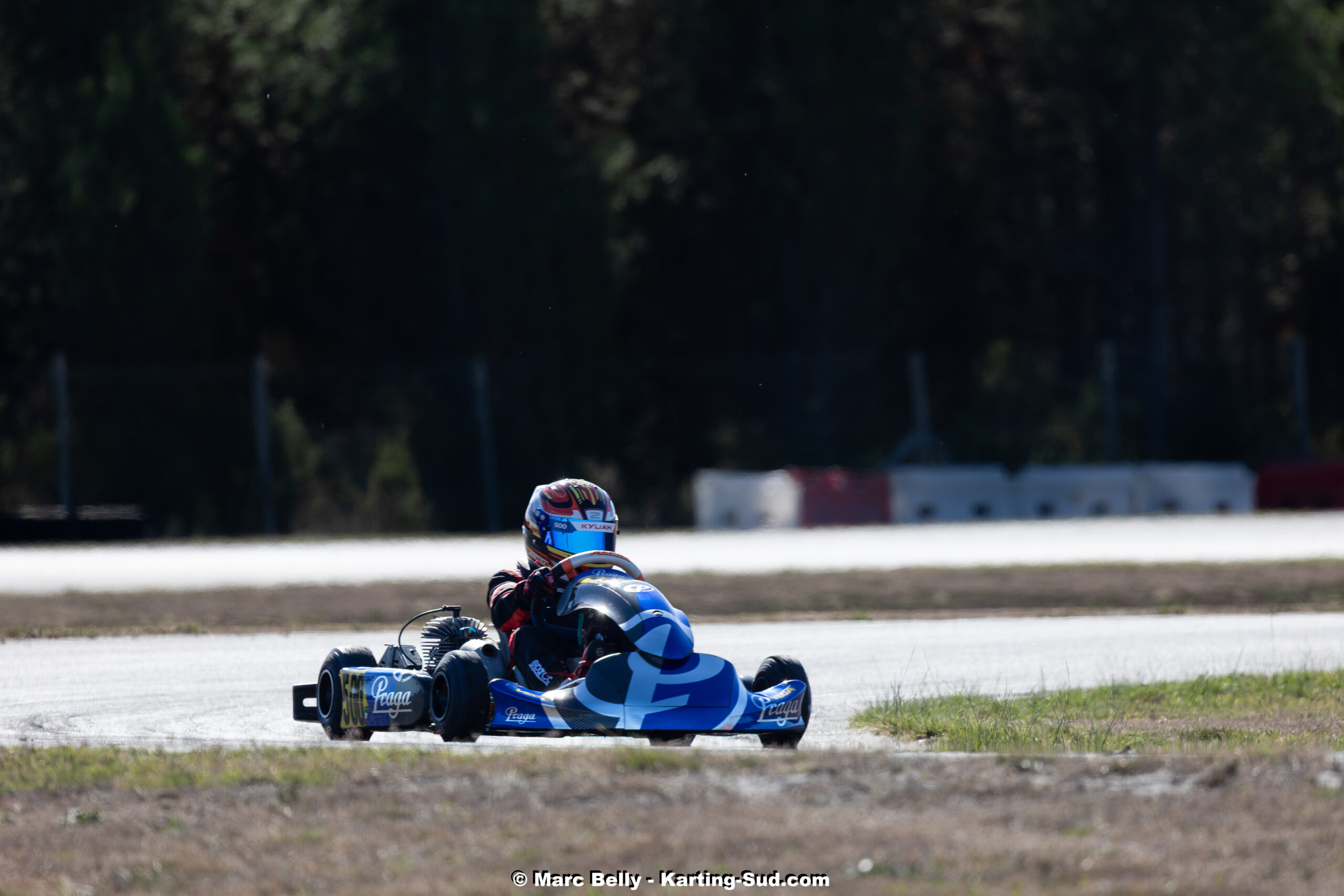 Photo de Kylian Mourlhon en karting