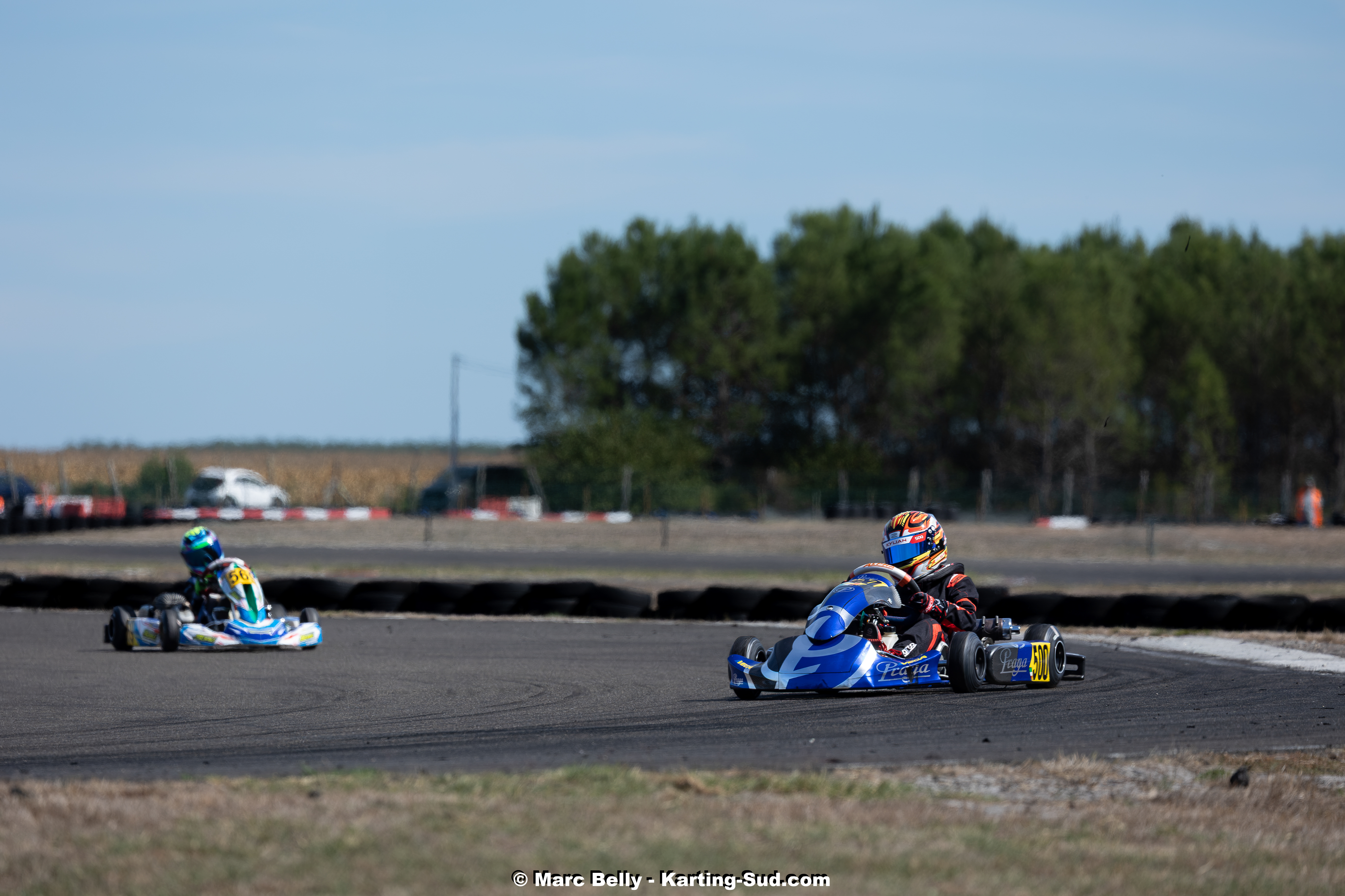 Photo de Kylian Mourlhon en karting