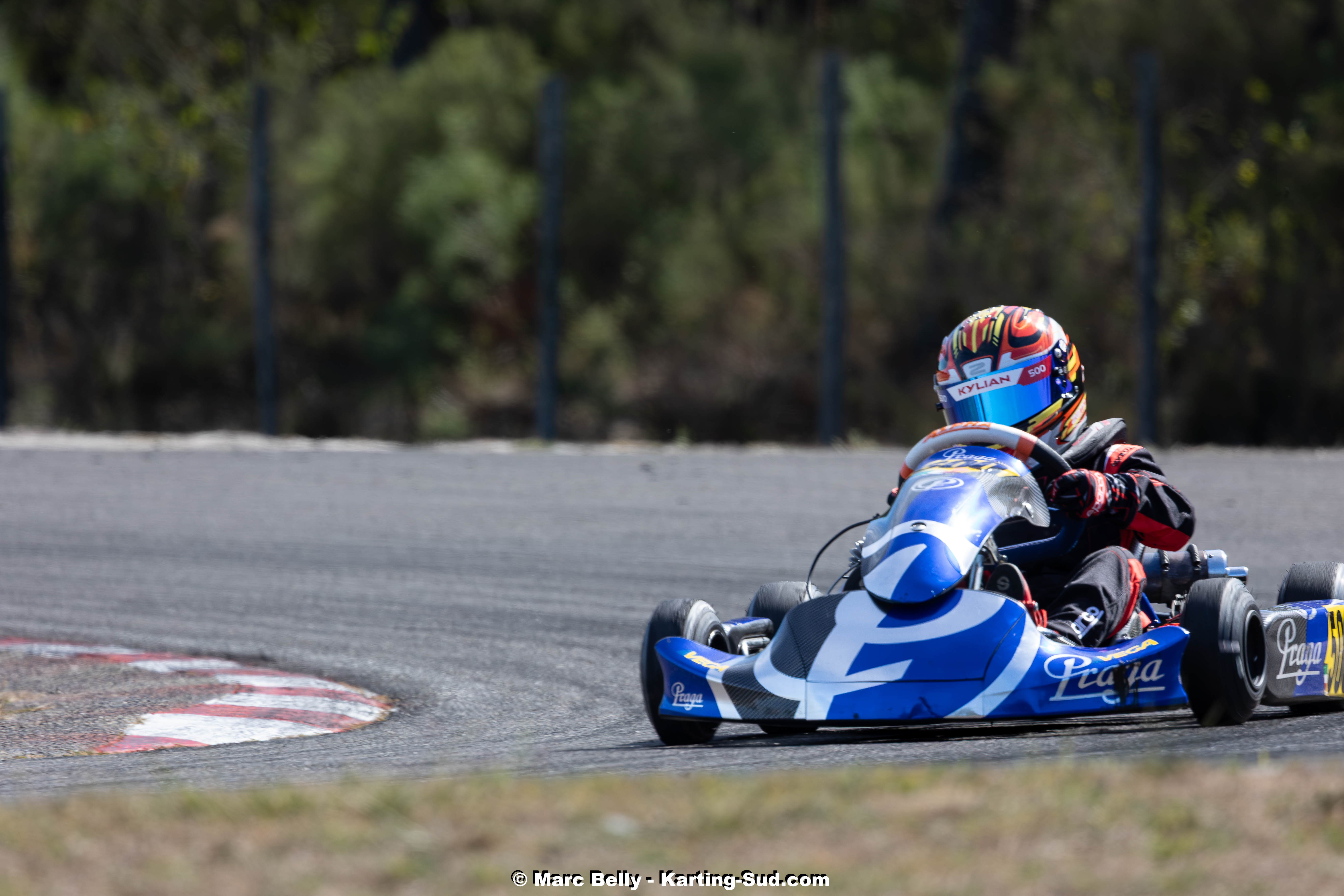 Photo de Kylian Mourlhon en karting